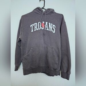 Dark Gray USC Trojans Hooded Sweatshirt